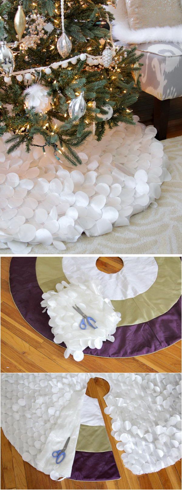 Fabric Christmas Tree Skirt Ideas