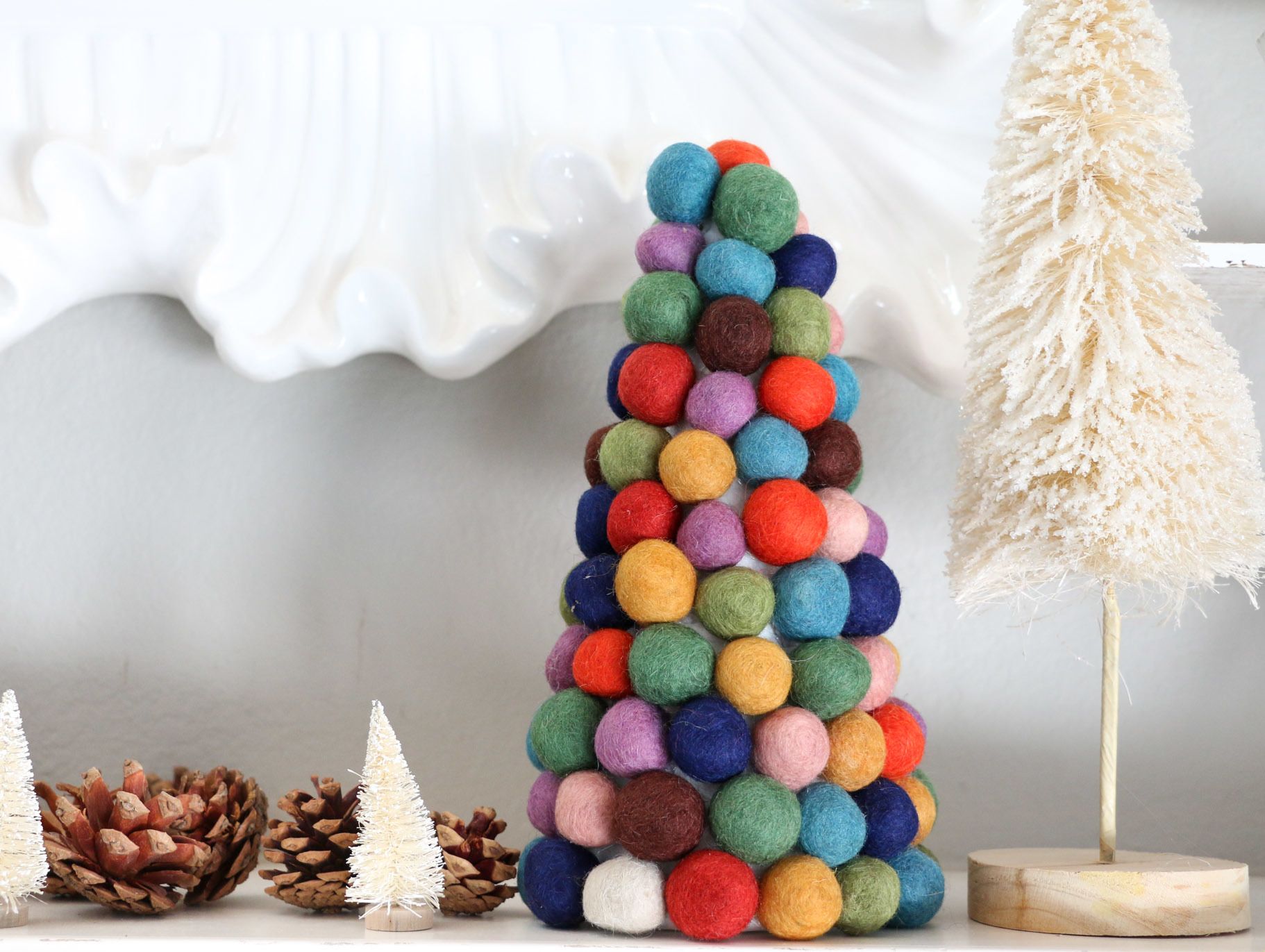 Felt Christmas Tree Decoration Balls