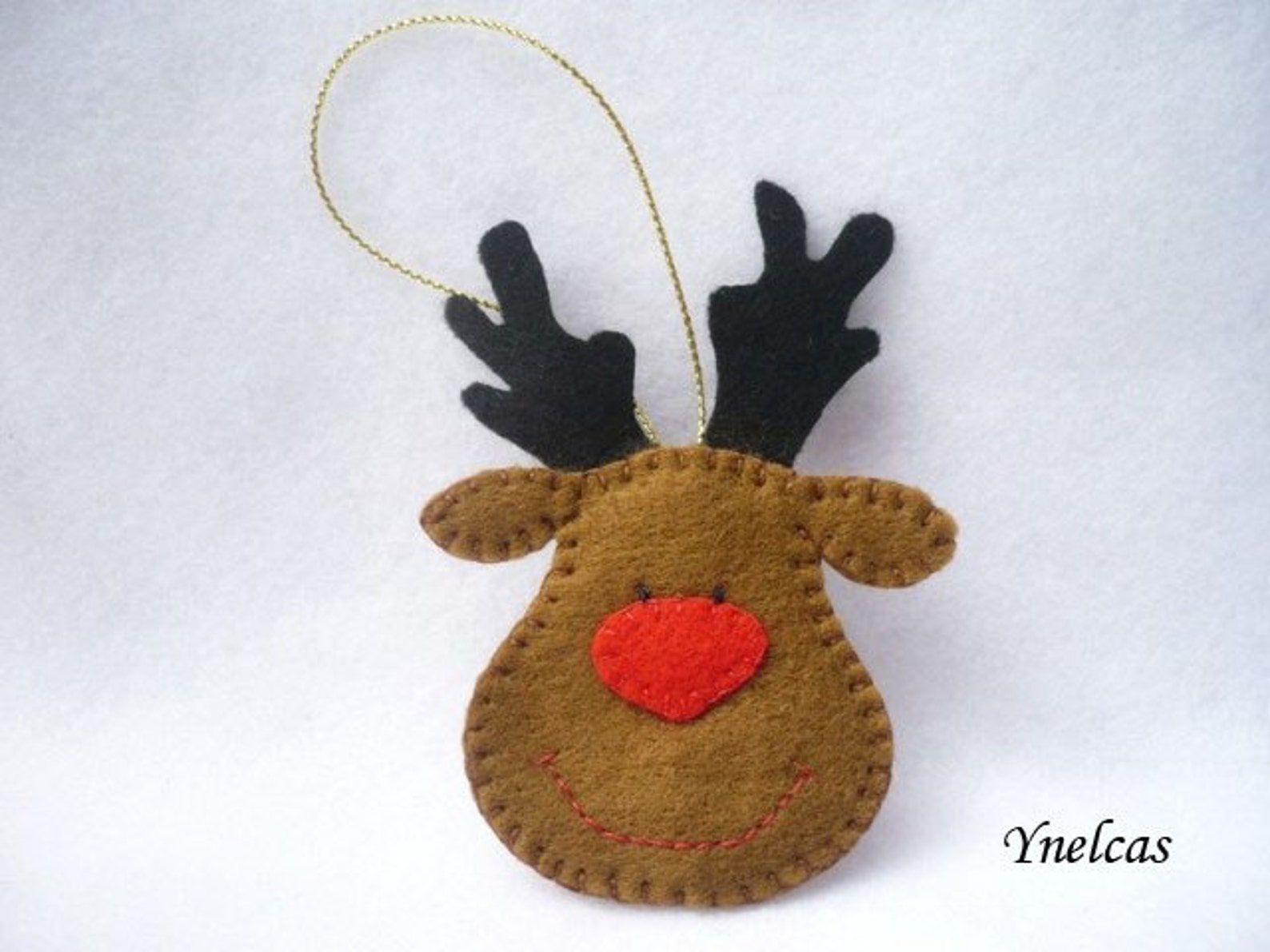 Felt Reindeer Ornaments