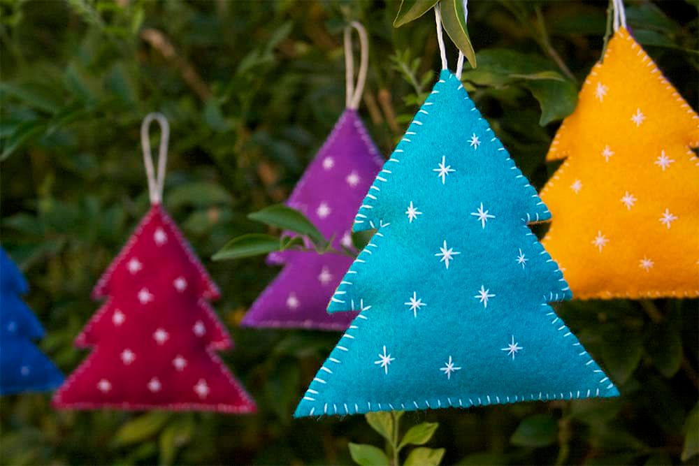 Felt Tree Ornaments