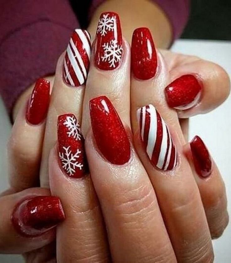 festive nail art