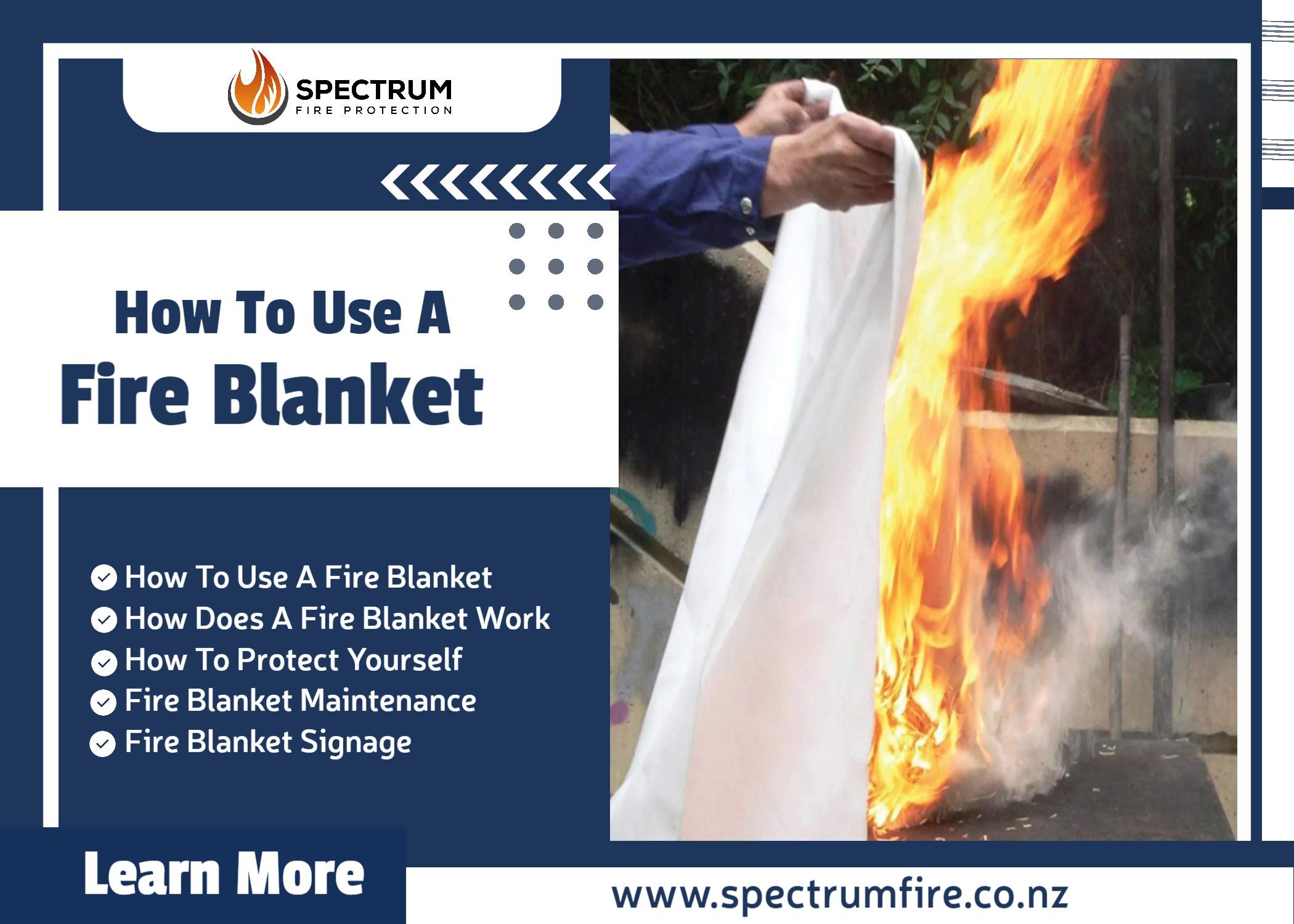 Using a Fire Blanket