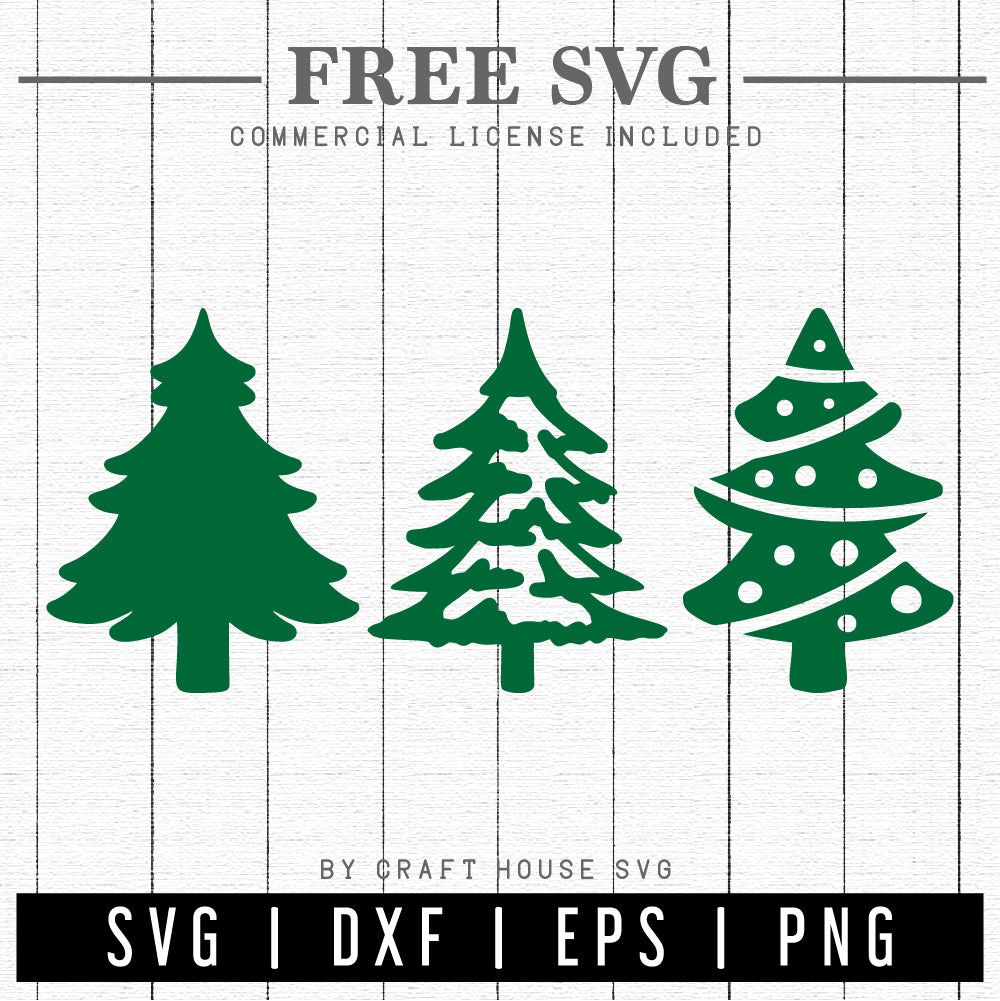 Free Christmas Trees SVG