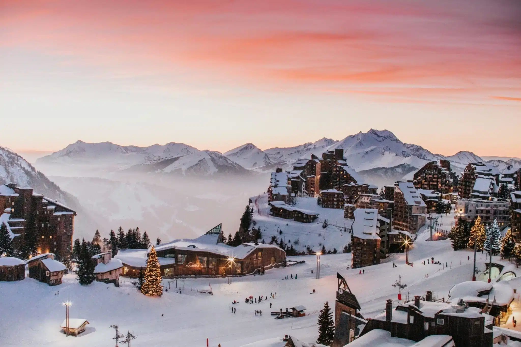 French Alps Skiing