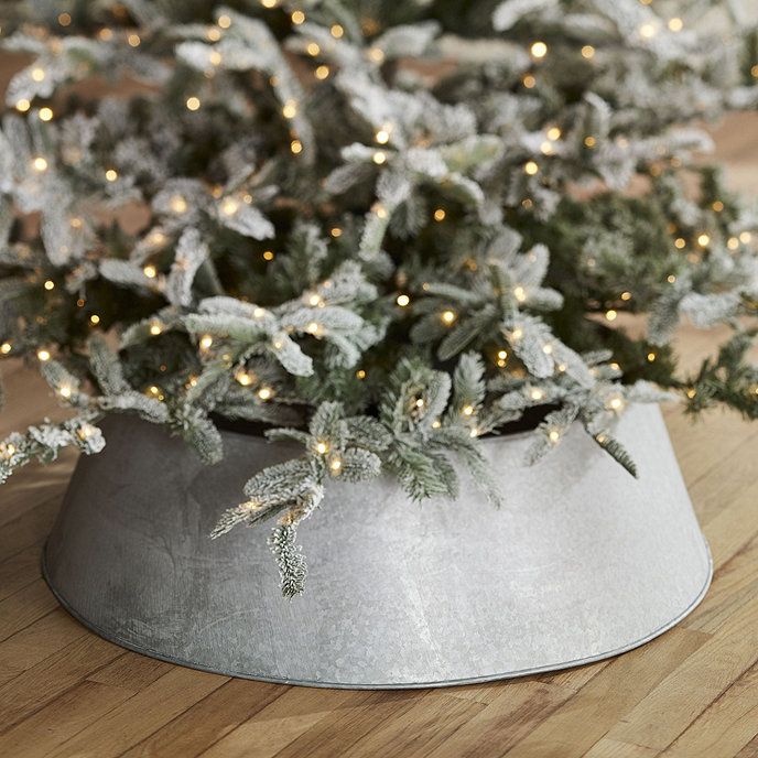 Galvanized Christmas Tree Collars