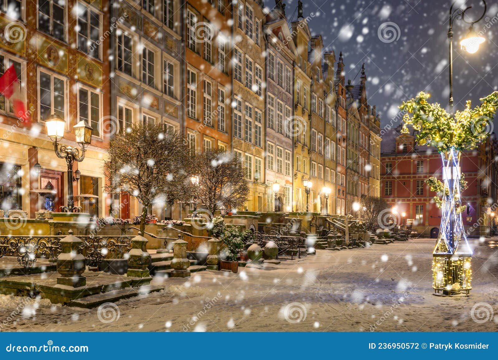 Gdansk Old Town Christmas Decorations