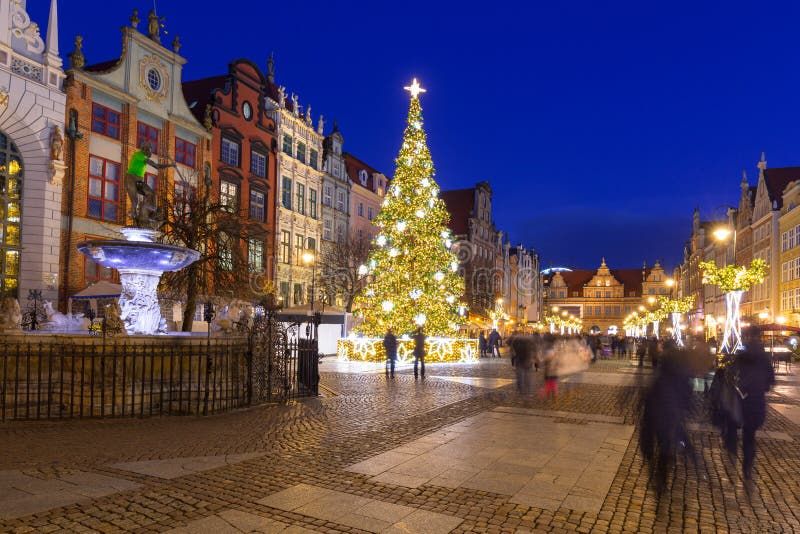 Gdansk Old Town at Christmas