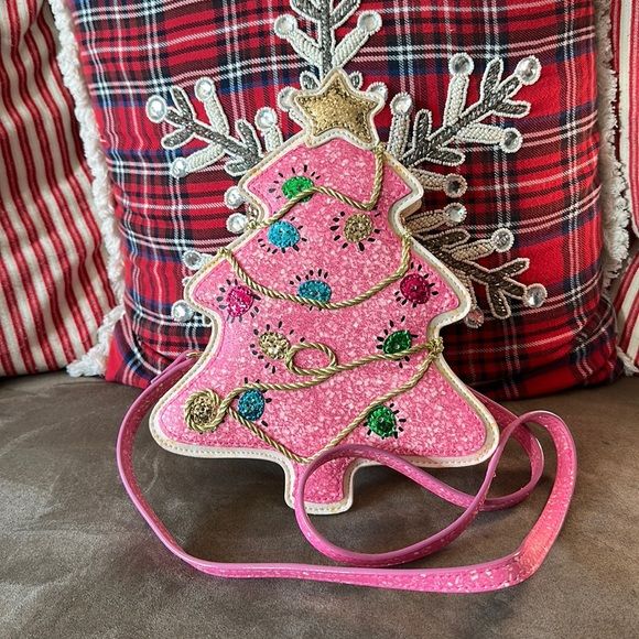 Glamorous and Glittery Christmas Tree Handbag