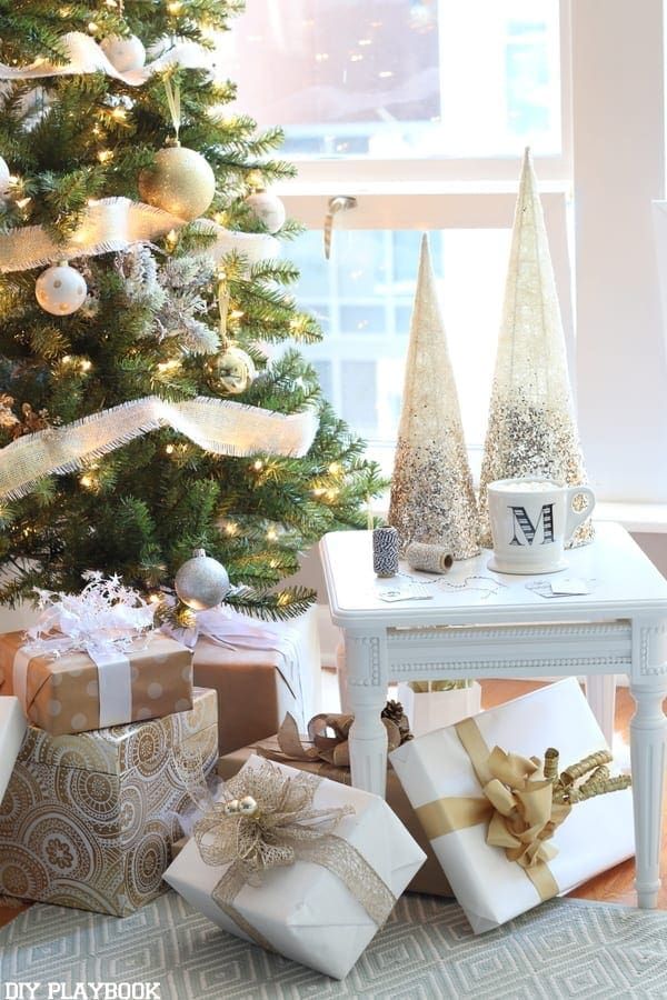 Glamorous Gold and Silver Christmas Tree