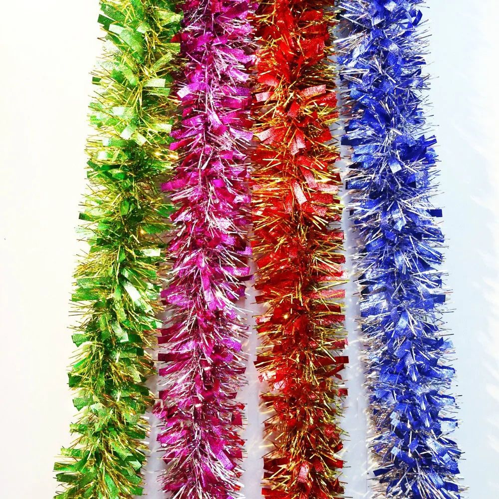 Glittery Christmas Tree Garlands