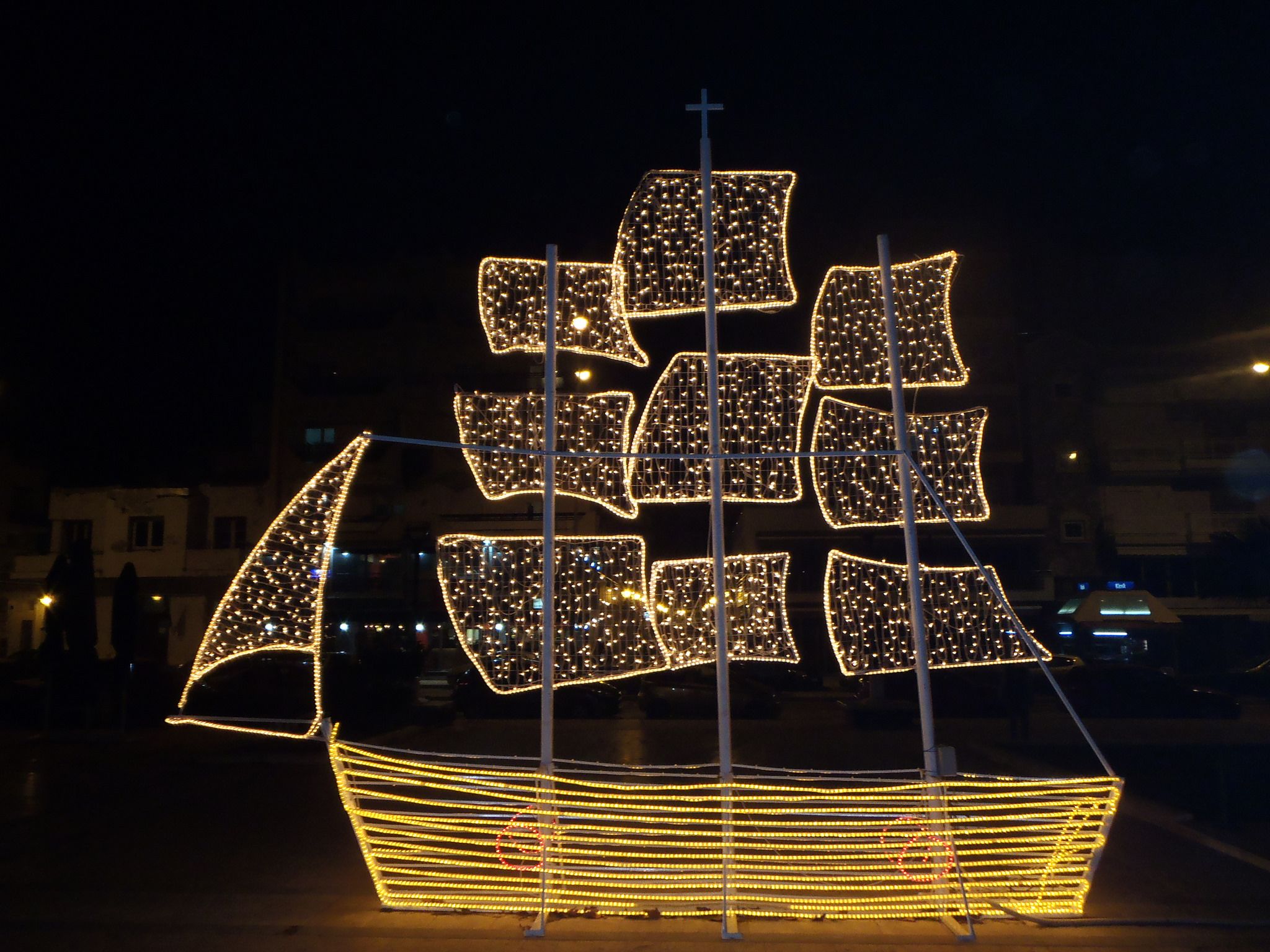 Greek Christmas Tree Boat