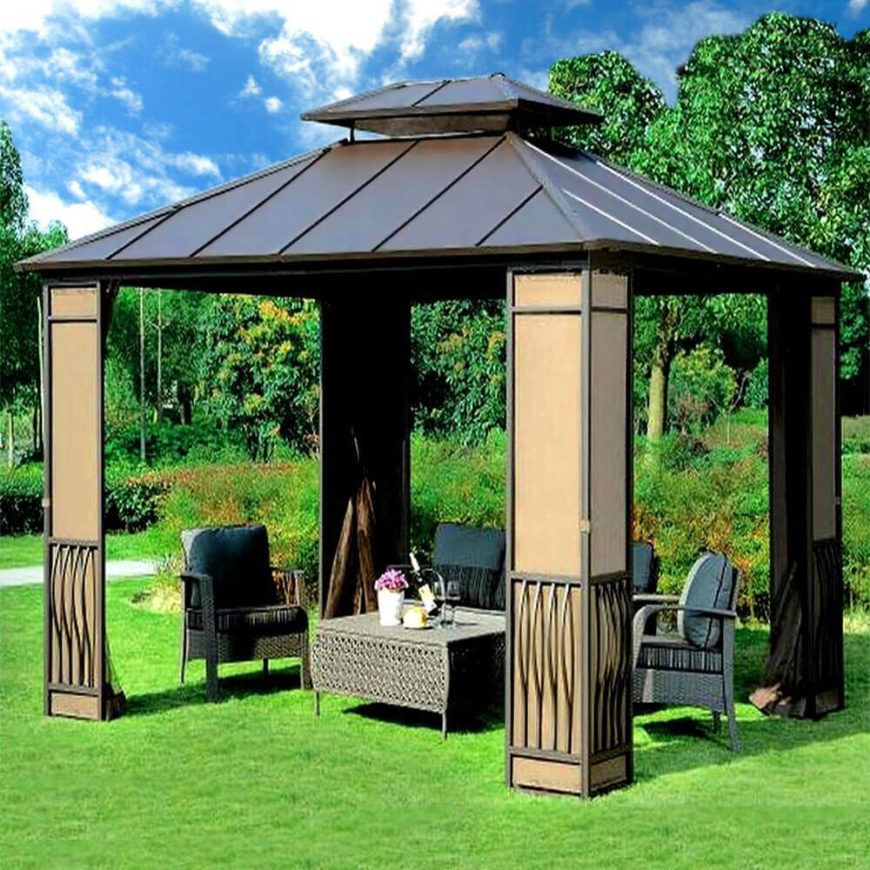 Hardtop gazebos at Christmas Tree Shops