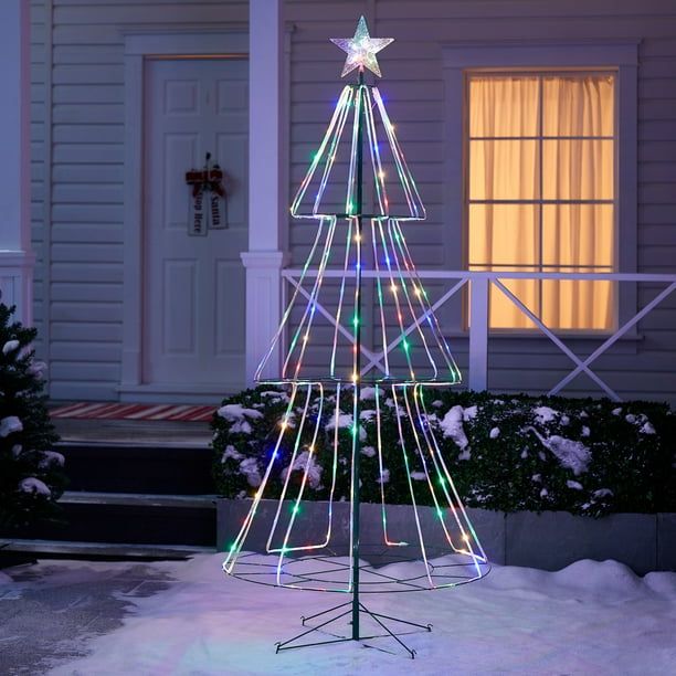 Holiday Time 7.5-Foot Pre-Lit LED Christmas Tree