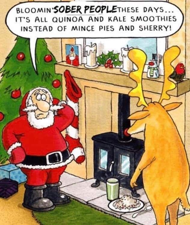 Humor in Holiday Sobriety