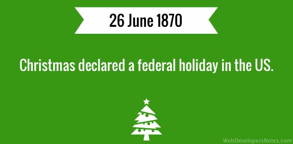 Is Christmas Day A Federal Holiday In The Us