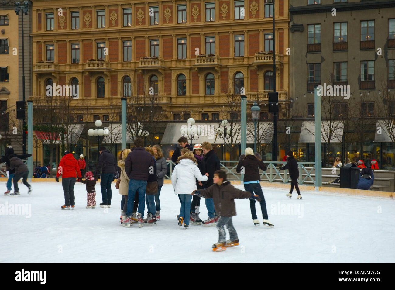 Kungsträdgården Ice Skating Alt View