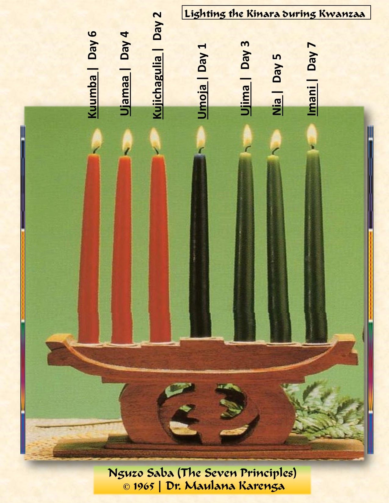 Kwanzaa Kinara