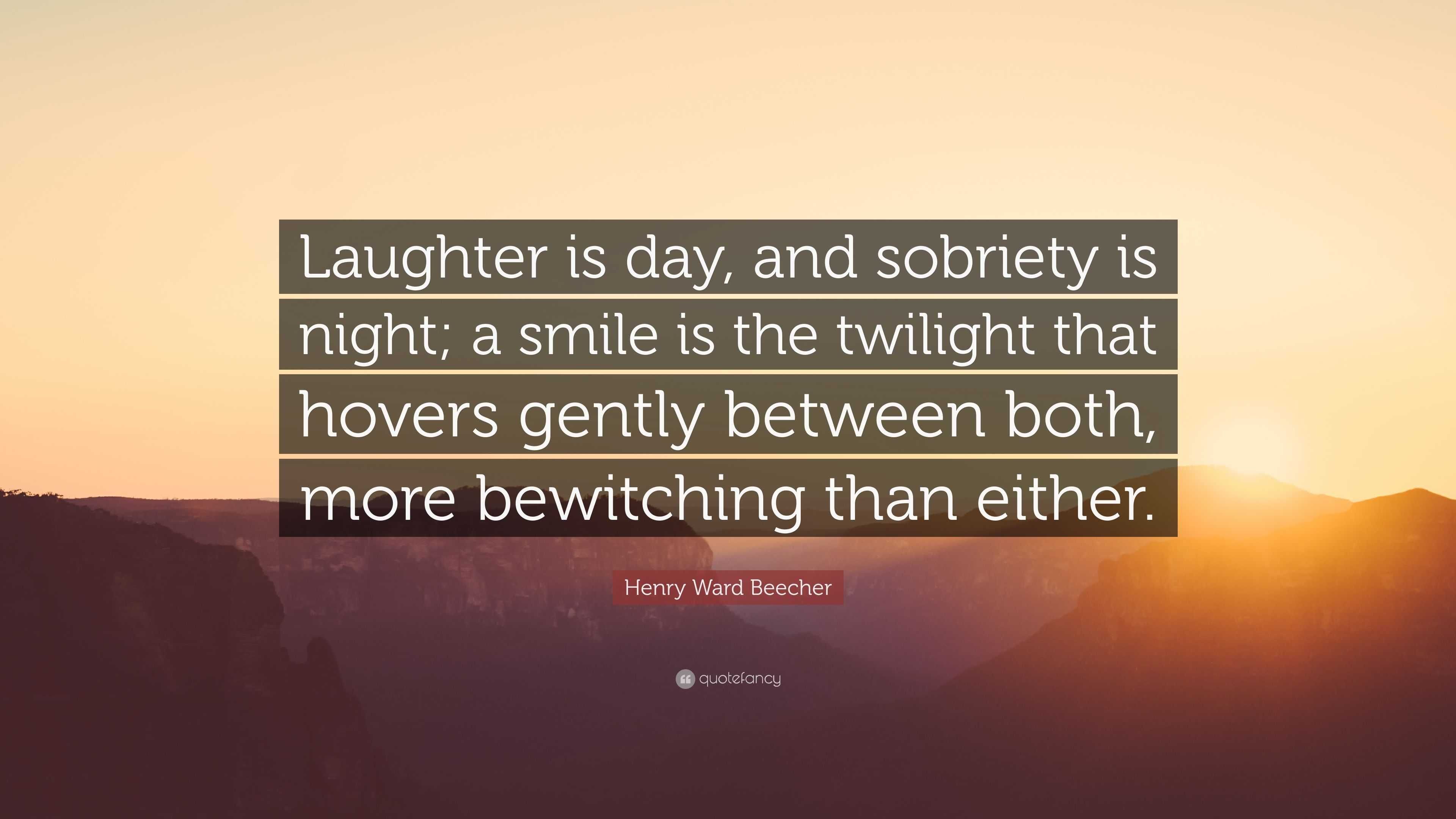 Laughter in Sobriety