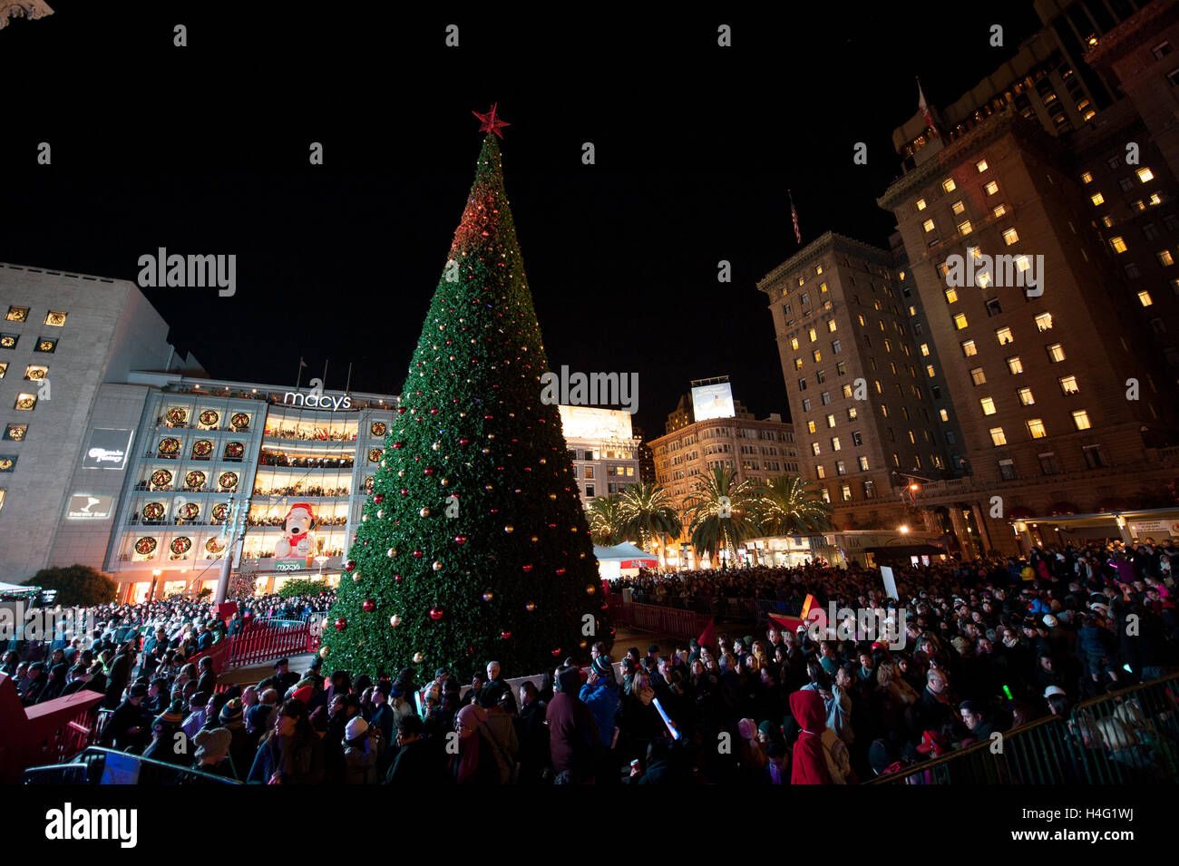 Macy's Christmas Tree Lighting Ceremony