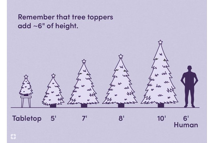 Measuring Christmas tree space