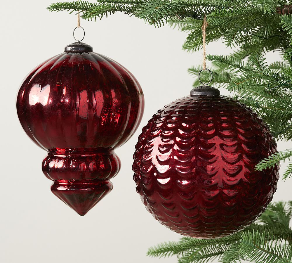 Mercury Glass Ornaments