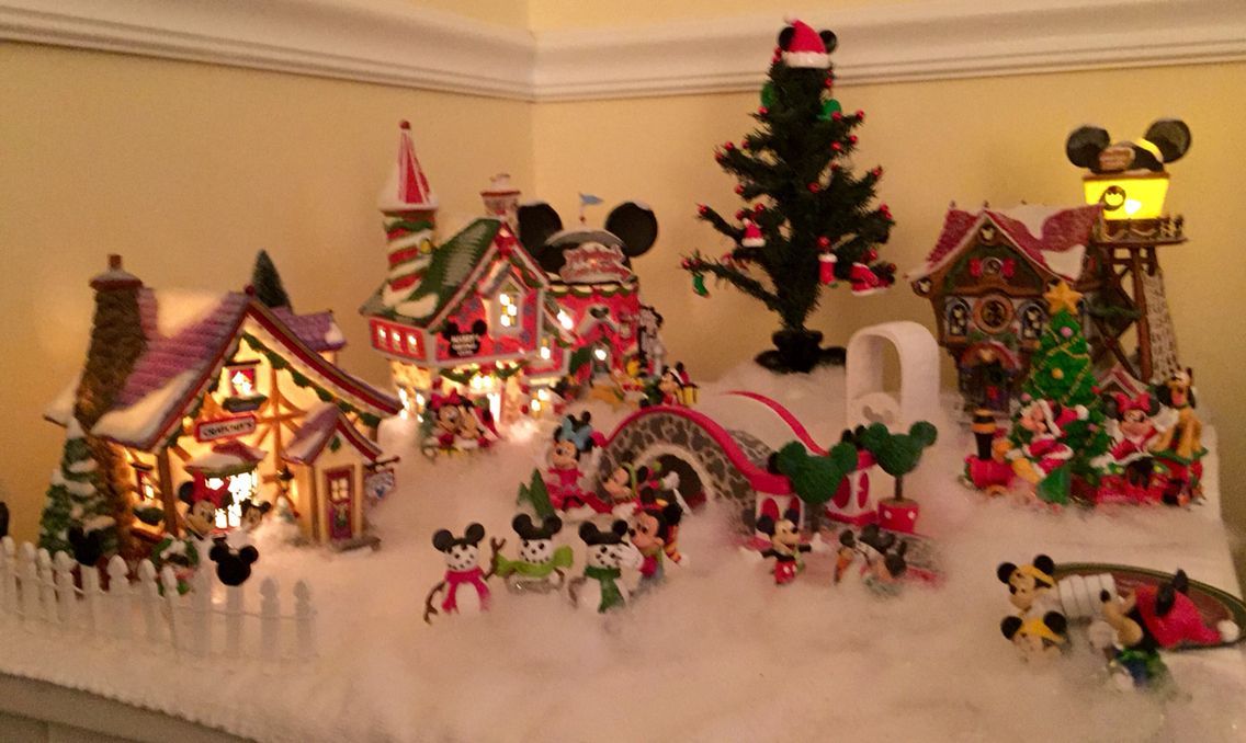 Mickey Mouse Christmas Village Ideas