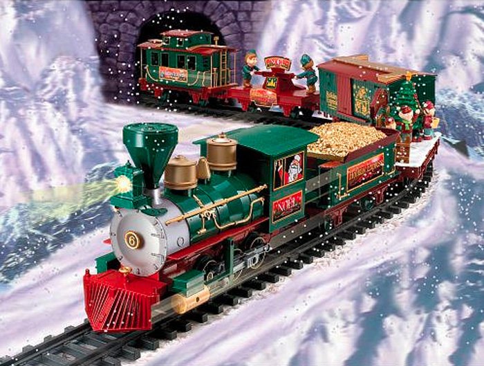 Model Christmas Train