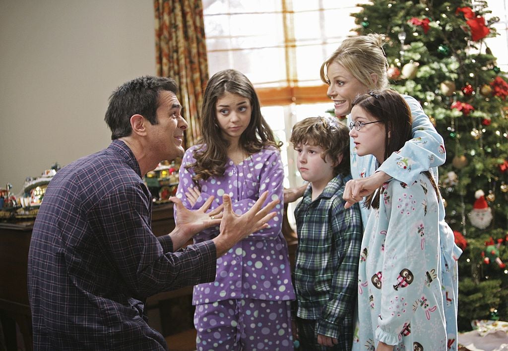 Modern Family Arguing Christmas Tree