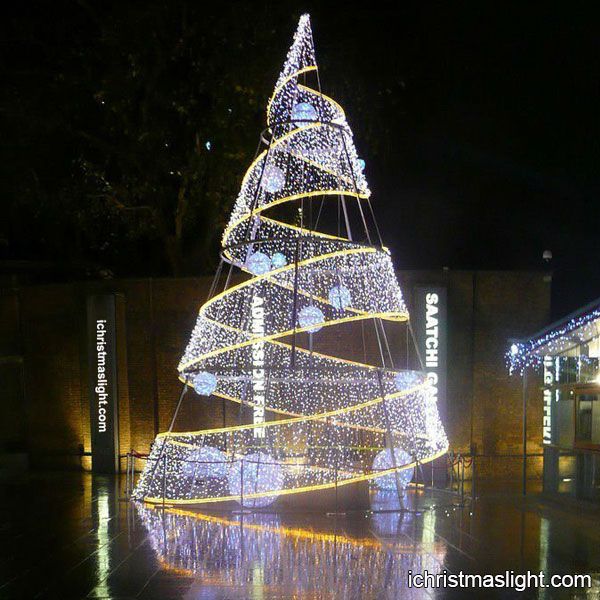 Modern LED Spiral Christmas Tree