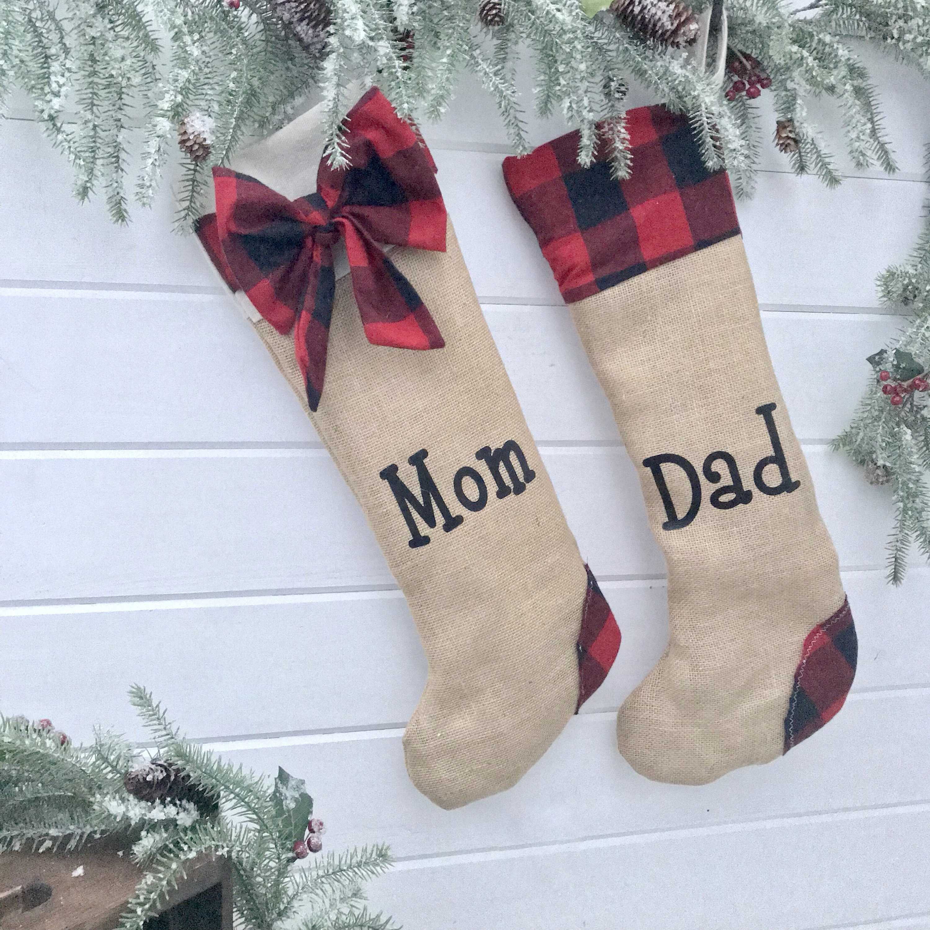 Monogrammed Christmas Stockings