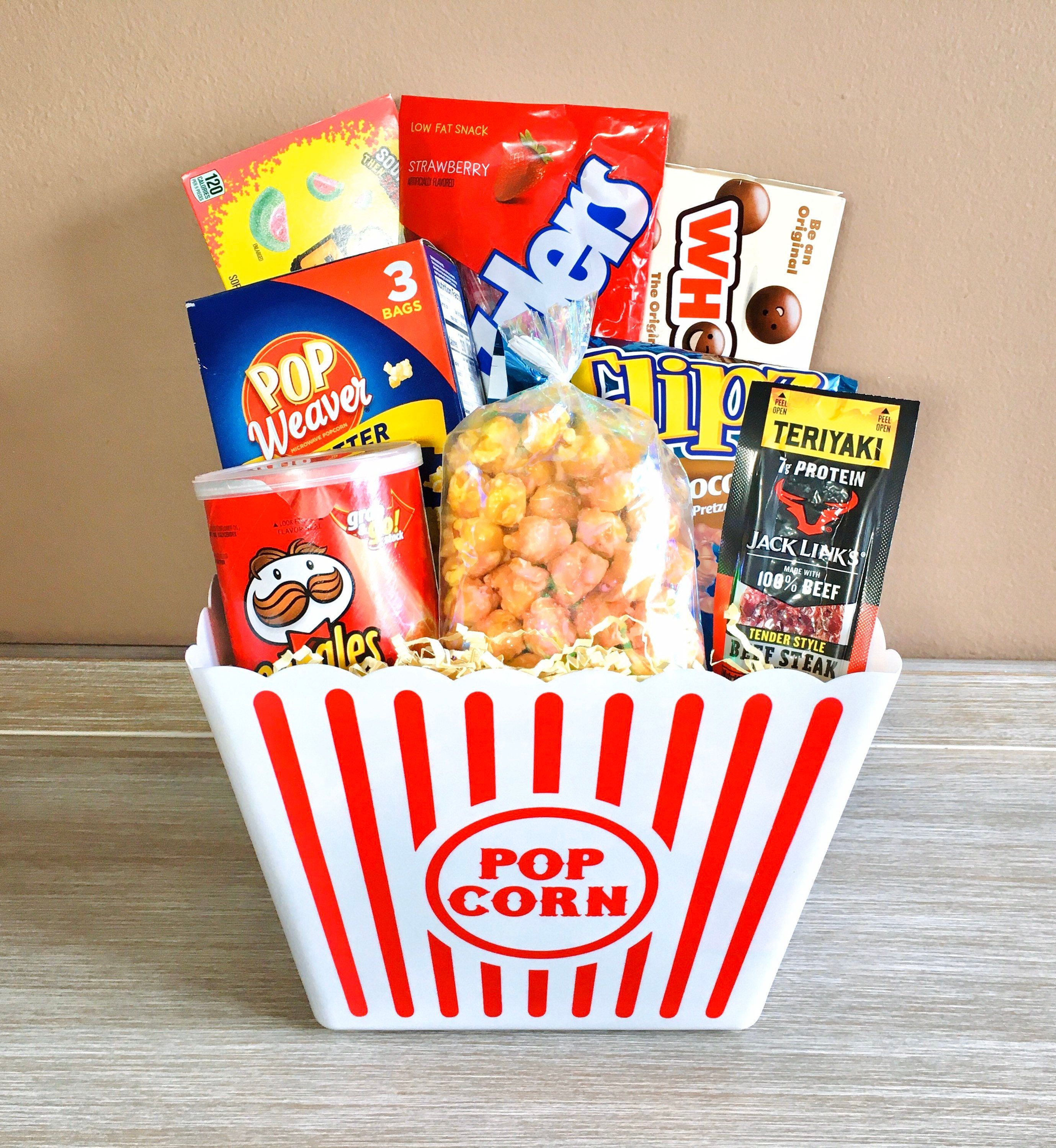 Movie Night Gift Basket