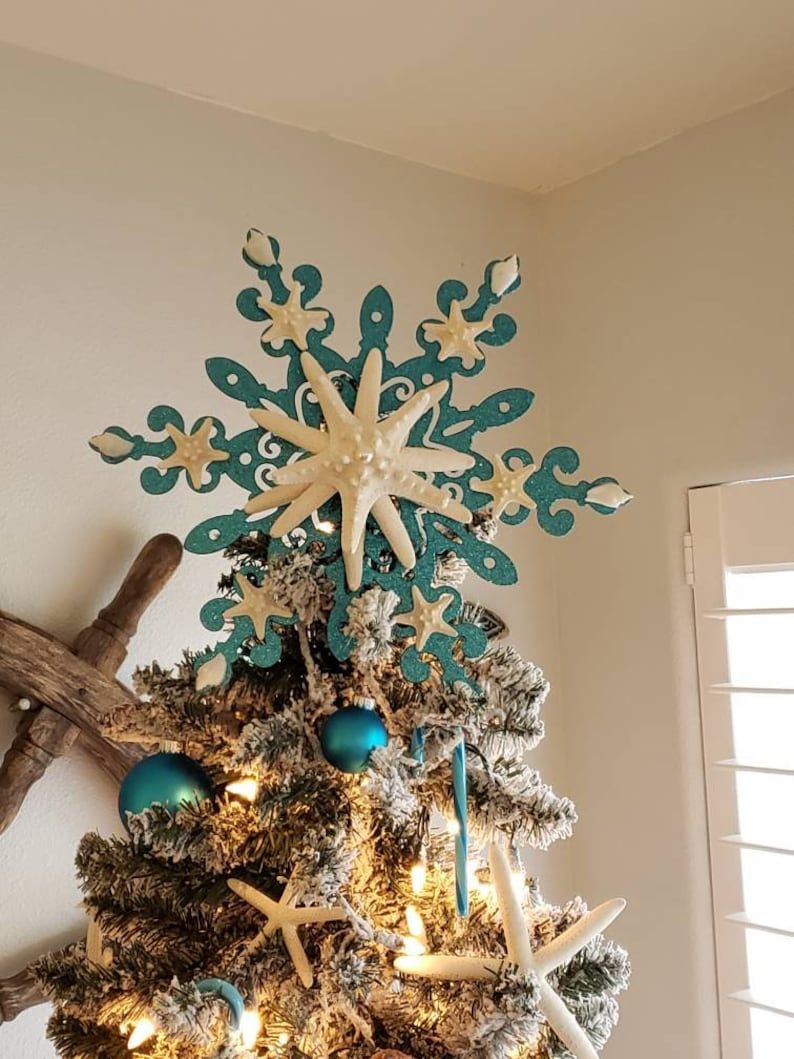 Nautical-themed tree topper