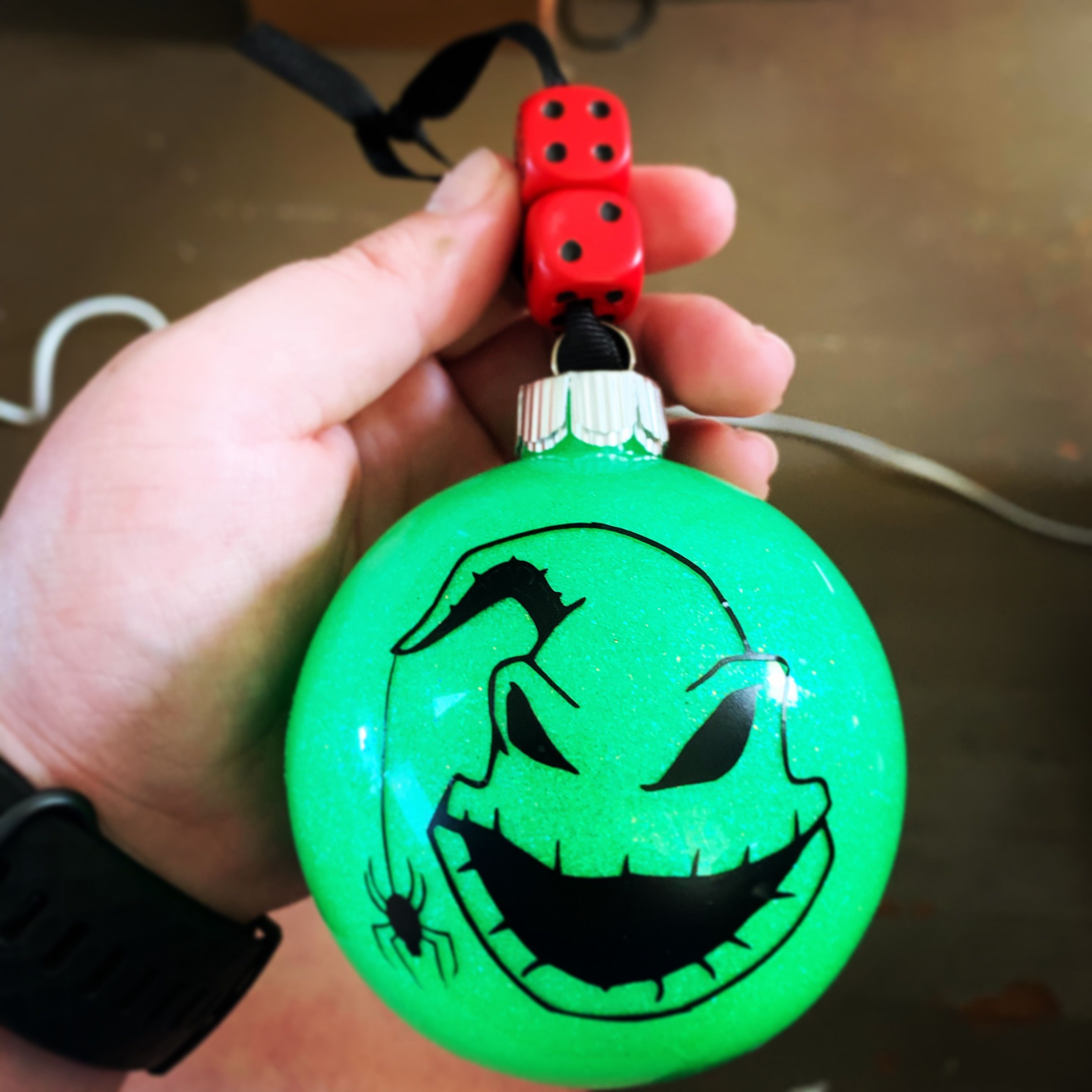 Oogie Boogie with Bug ornament