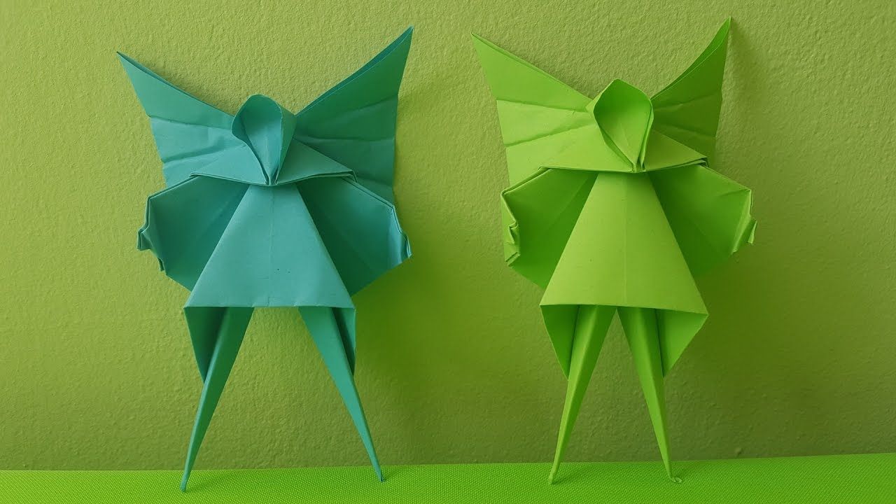 Origami Christmas Tree Angel