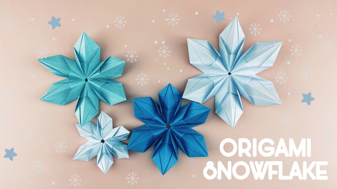 Origami Snowflake Decoration