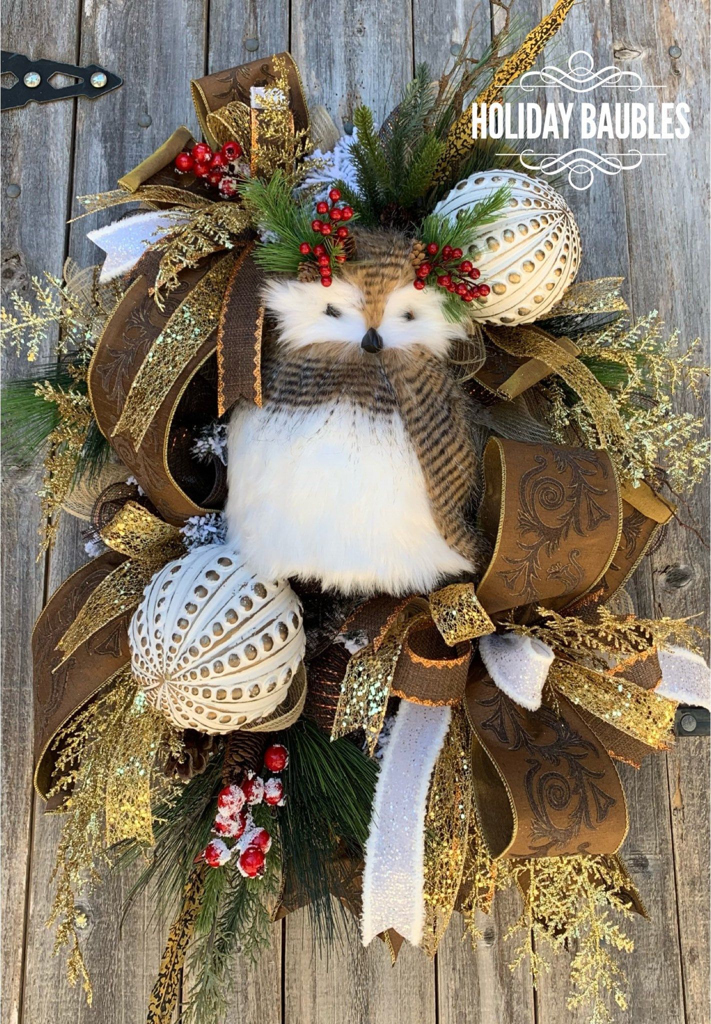 Owl Christmas Decor