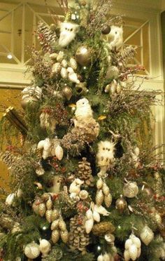 Owl Christmas Tree