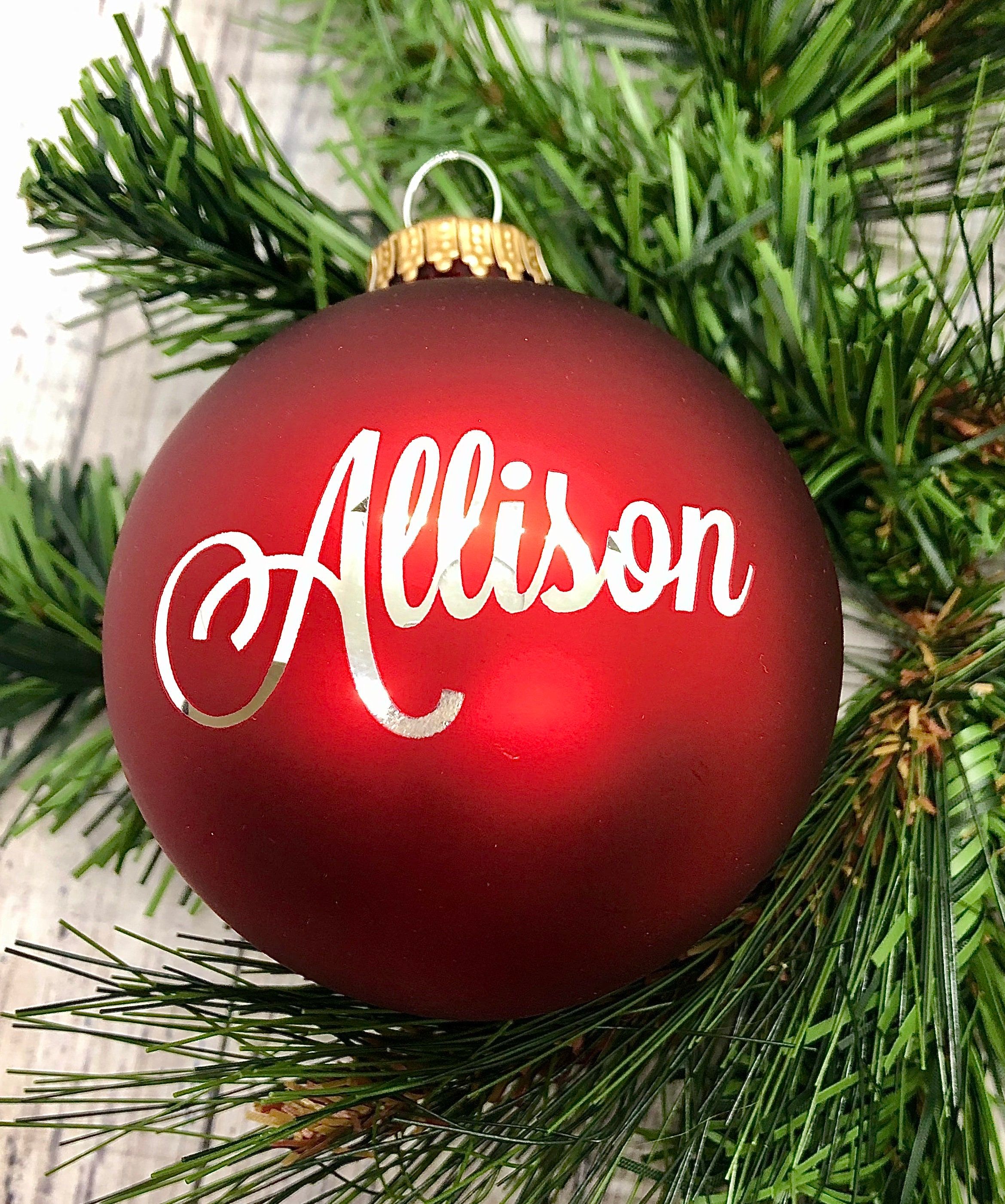 Personalized Ornaments