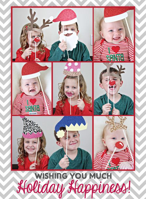 Photo Booth Christmas Card