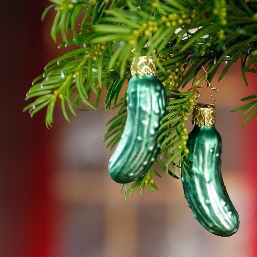 Pickle Christmas Tree Ornaments