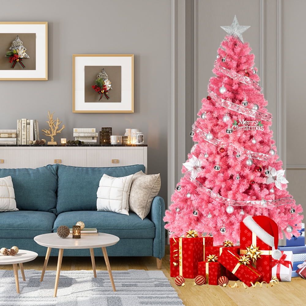 Pink Artificial Christmas Tree