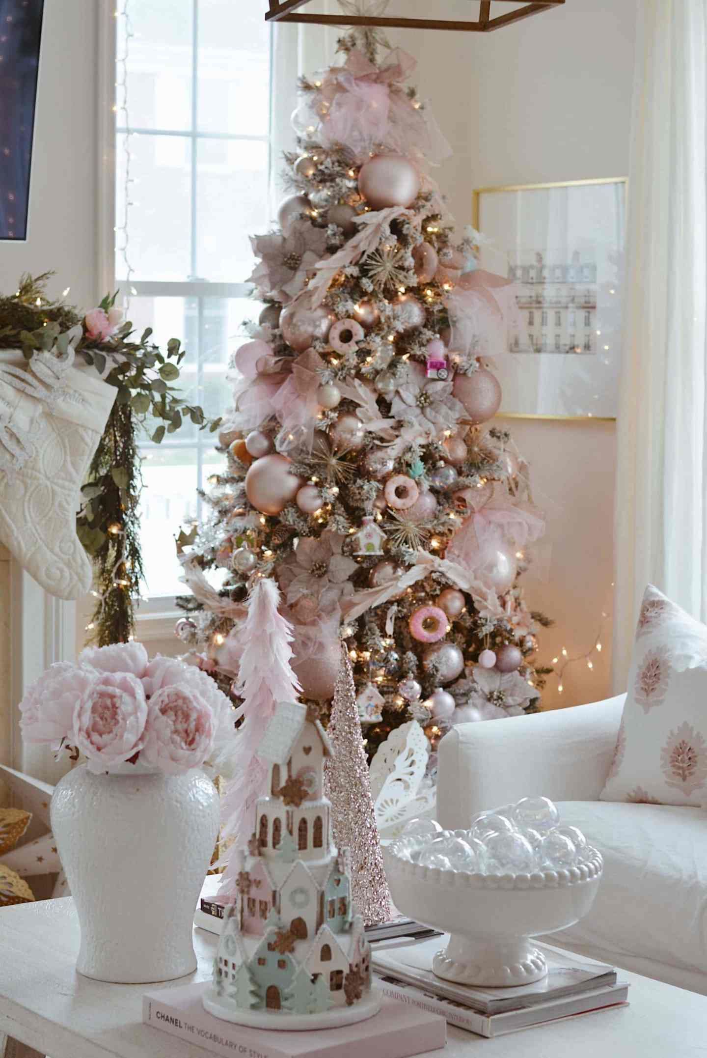 Pink Christmas Tree DIY