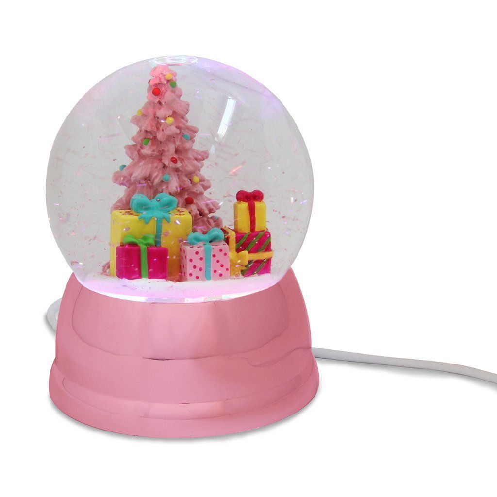 Pink Snow Globe