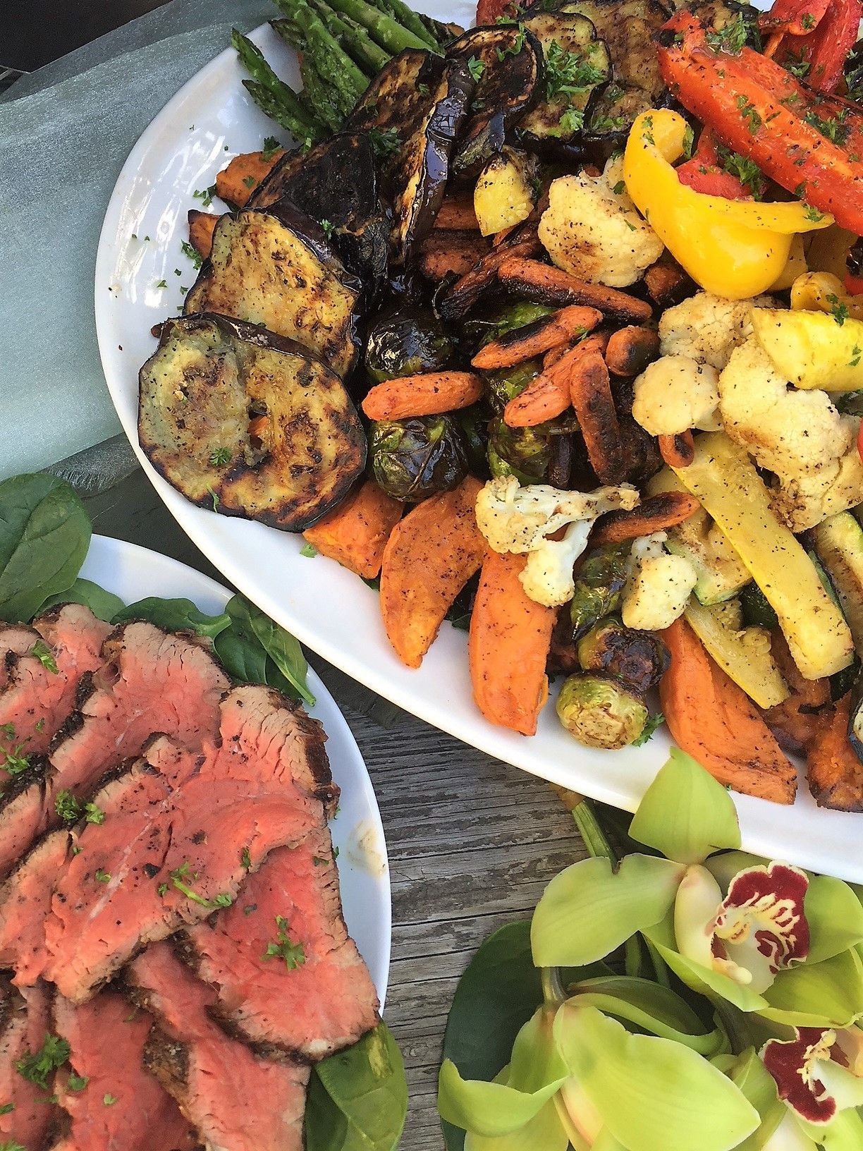 Prime Rib with Roasted Vegetables