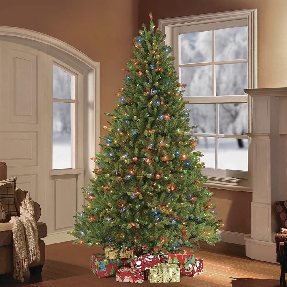 Puleo International 9-Foot Pre-Lit LED Christmas Tree