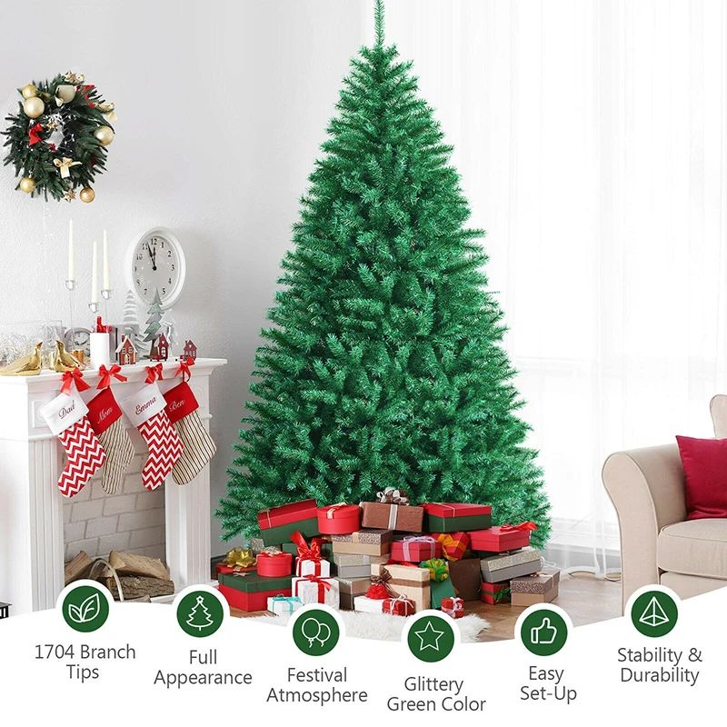 PVC Christmas Tree with Tinsel