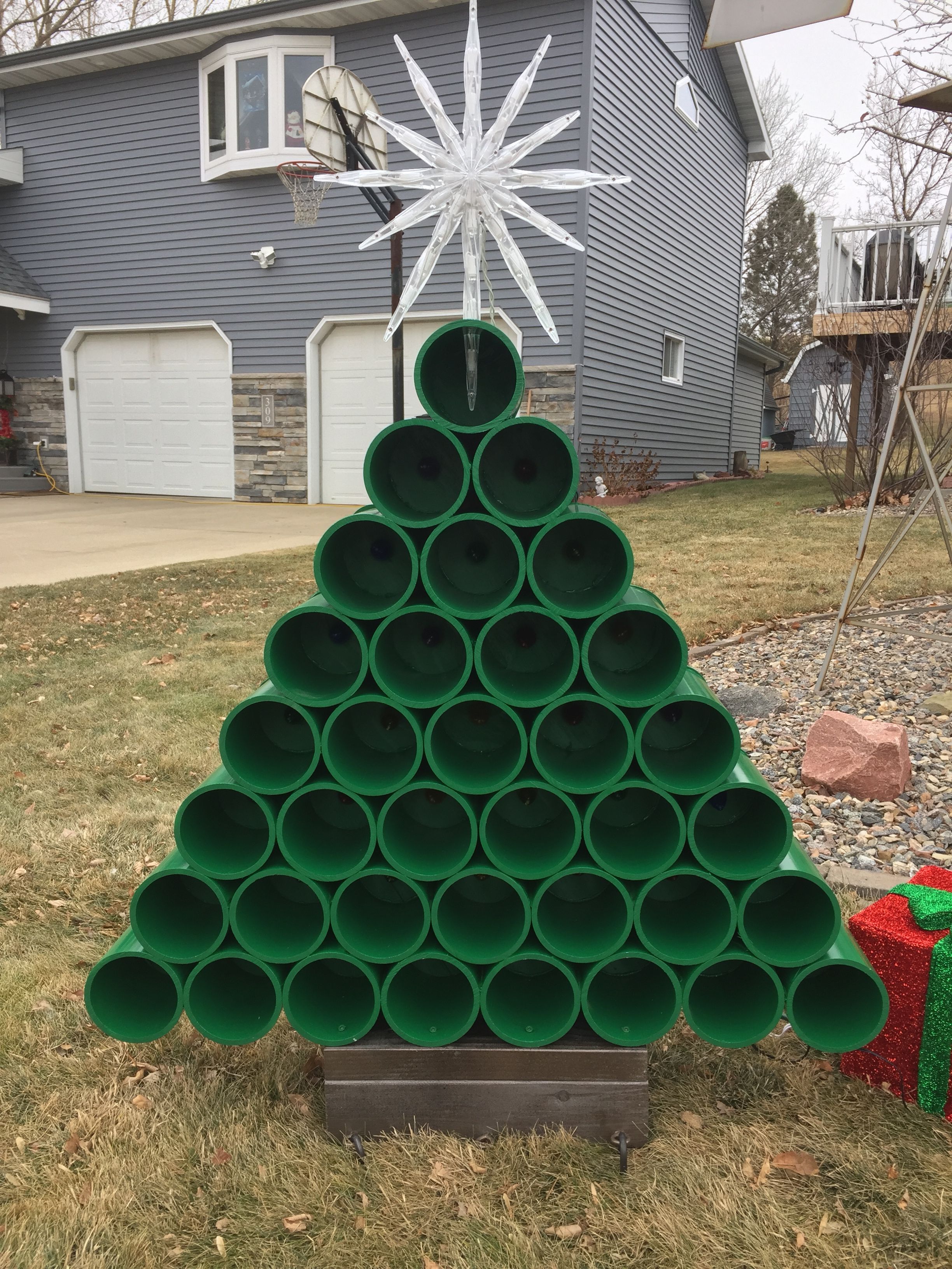 PVC Pipe Christmas Tree