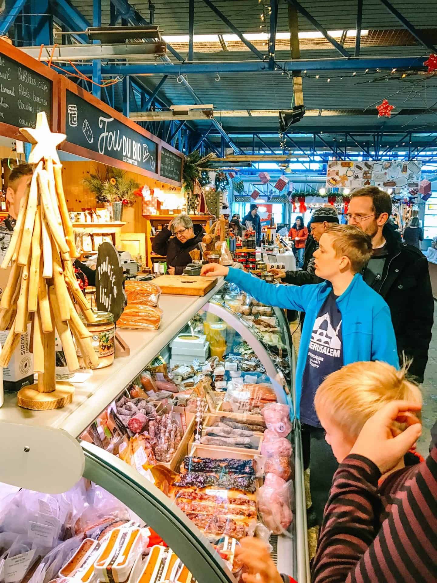 Quebec City Christmas Market Food