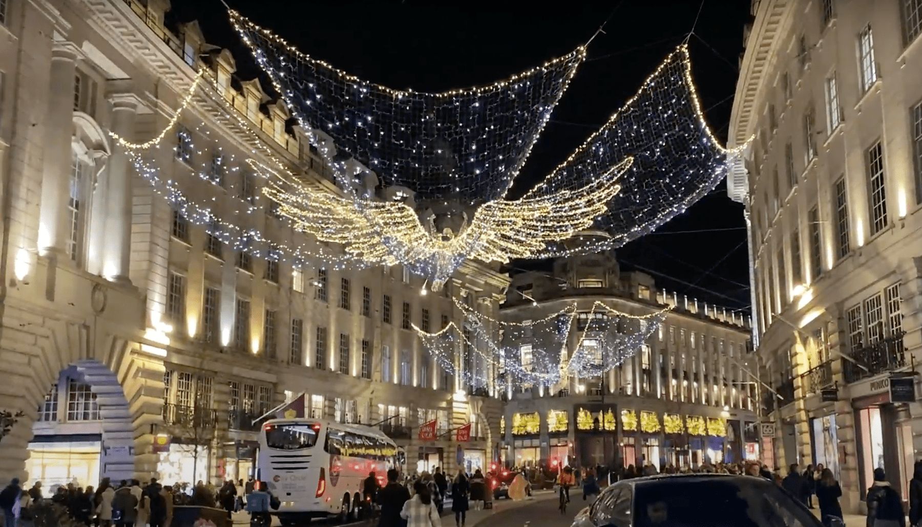 Regent Street Christmas Lights Food London 2024