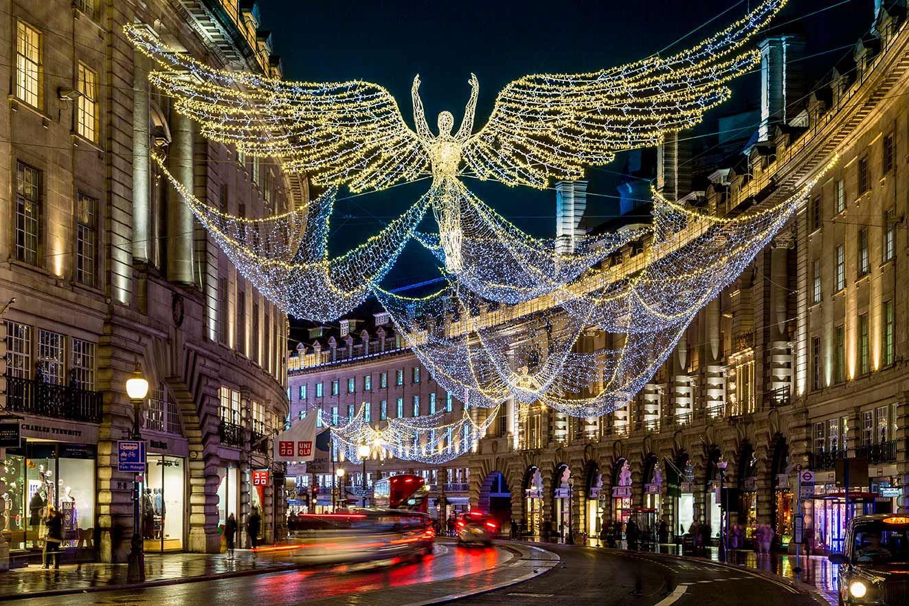 Regent Street Christmas Lights Food